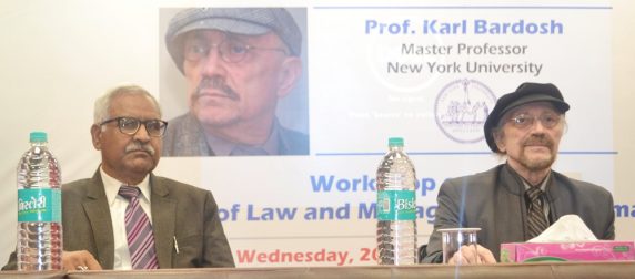 Asian Law College hosts internationally acclaimed media personality, Prof Karl Bardosh for a rewarding workshop
